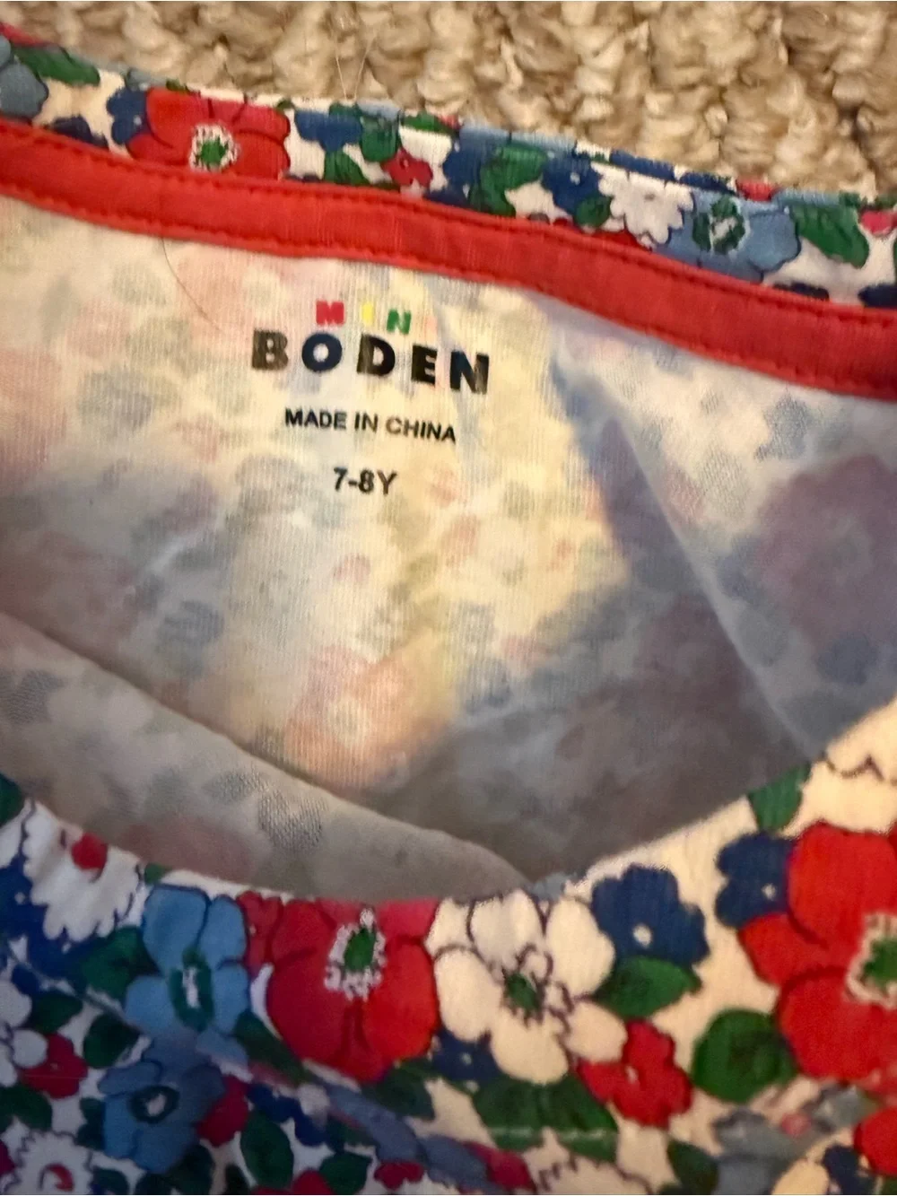 Mini Boden Floral Dress